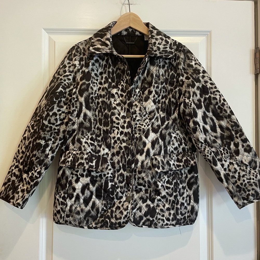 Chicos Animal Print Women’s Coat